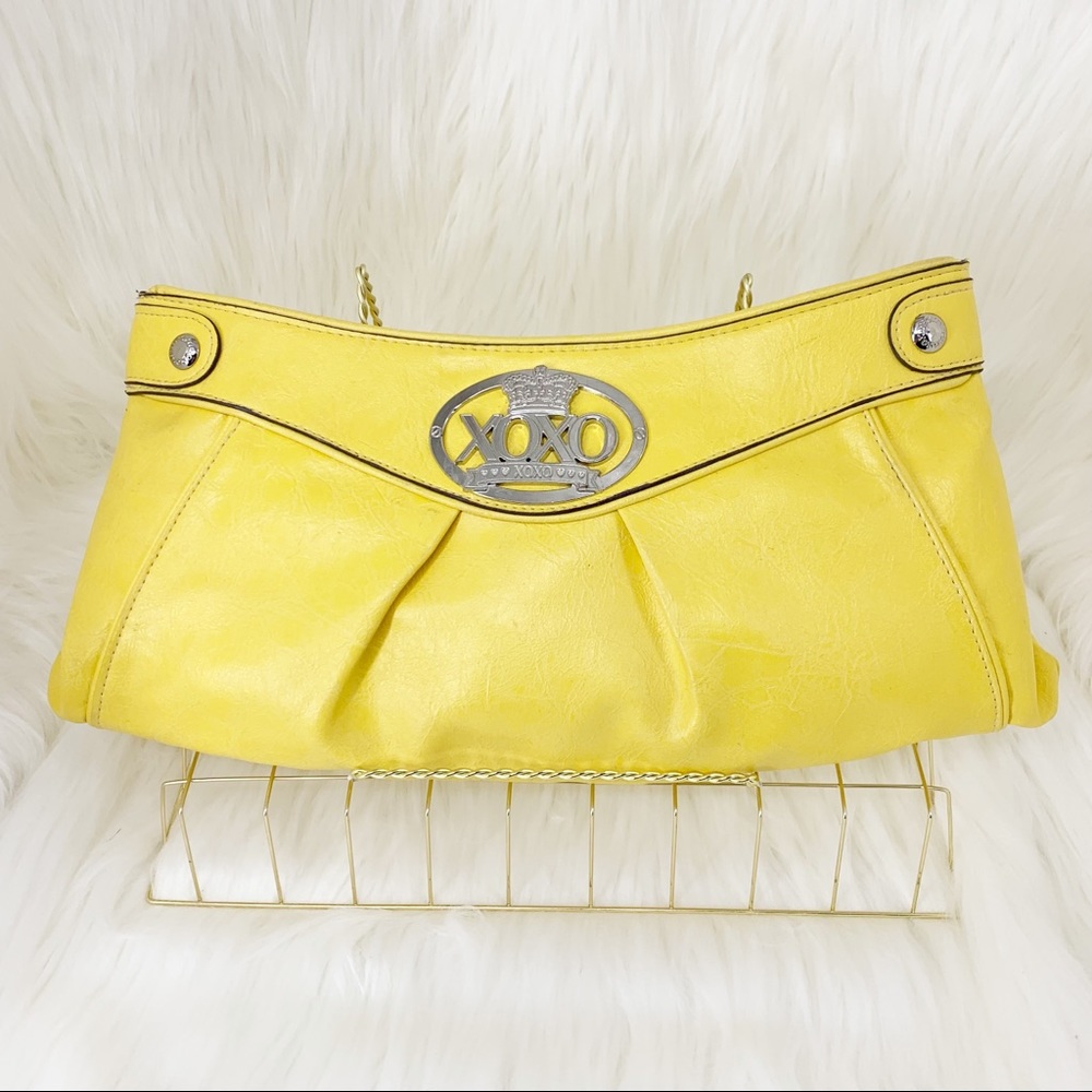 Vintage Bright & Bold Sun Shine Yellow Oversized Clutch by XOXO